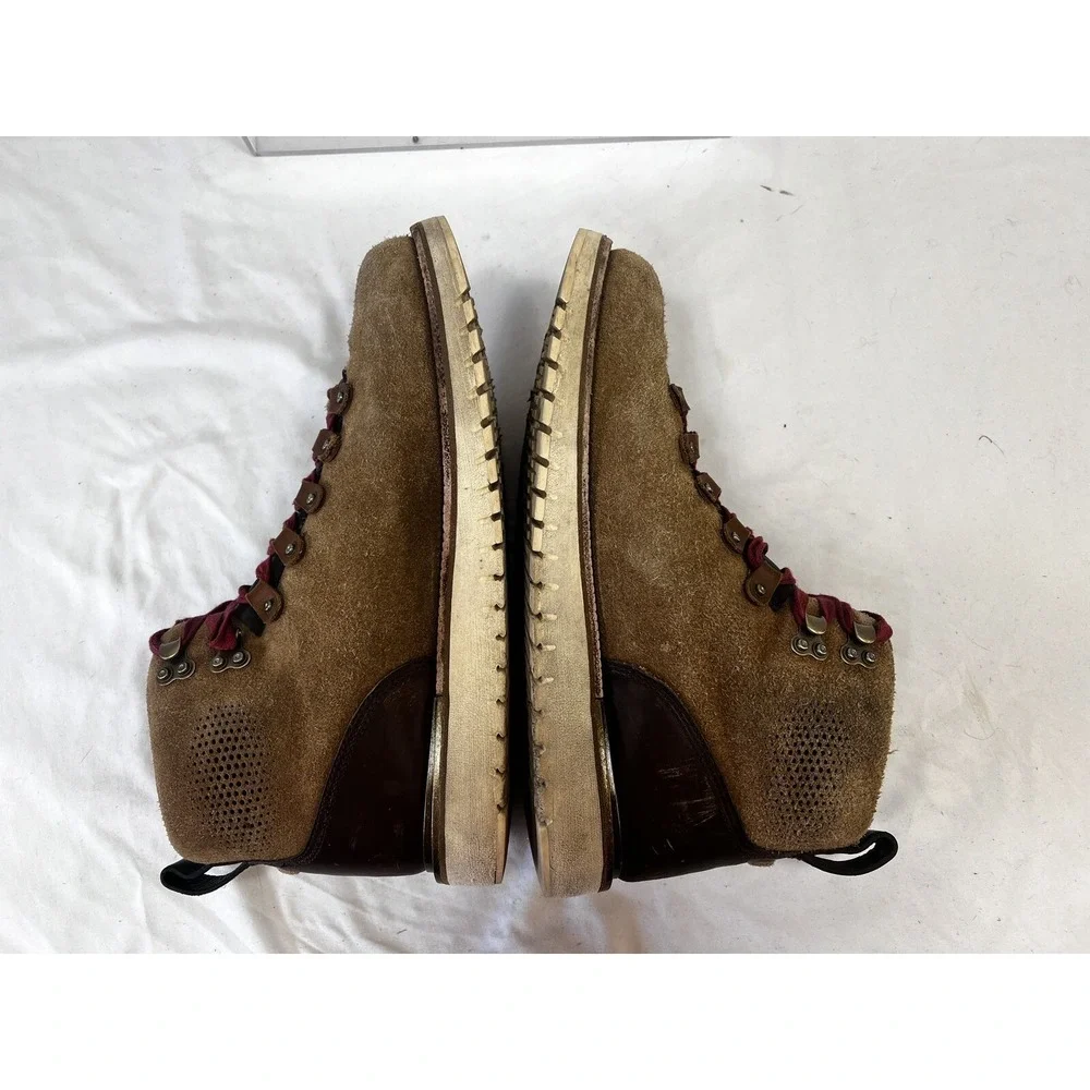 Cole Haan Zerogrand British Tan Hiker leather water Resistant Boot Size